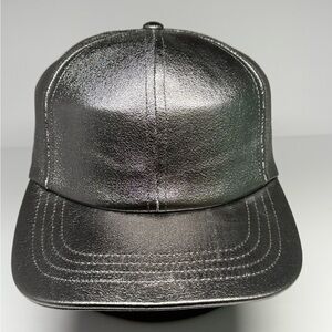 American Apparel Hat Cap Snap Back Metallic Retro Style Made In USA